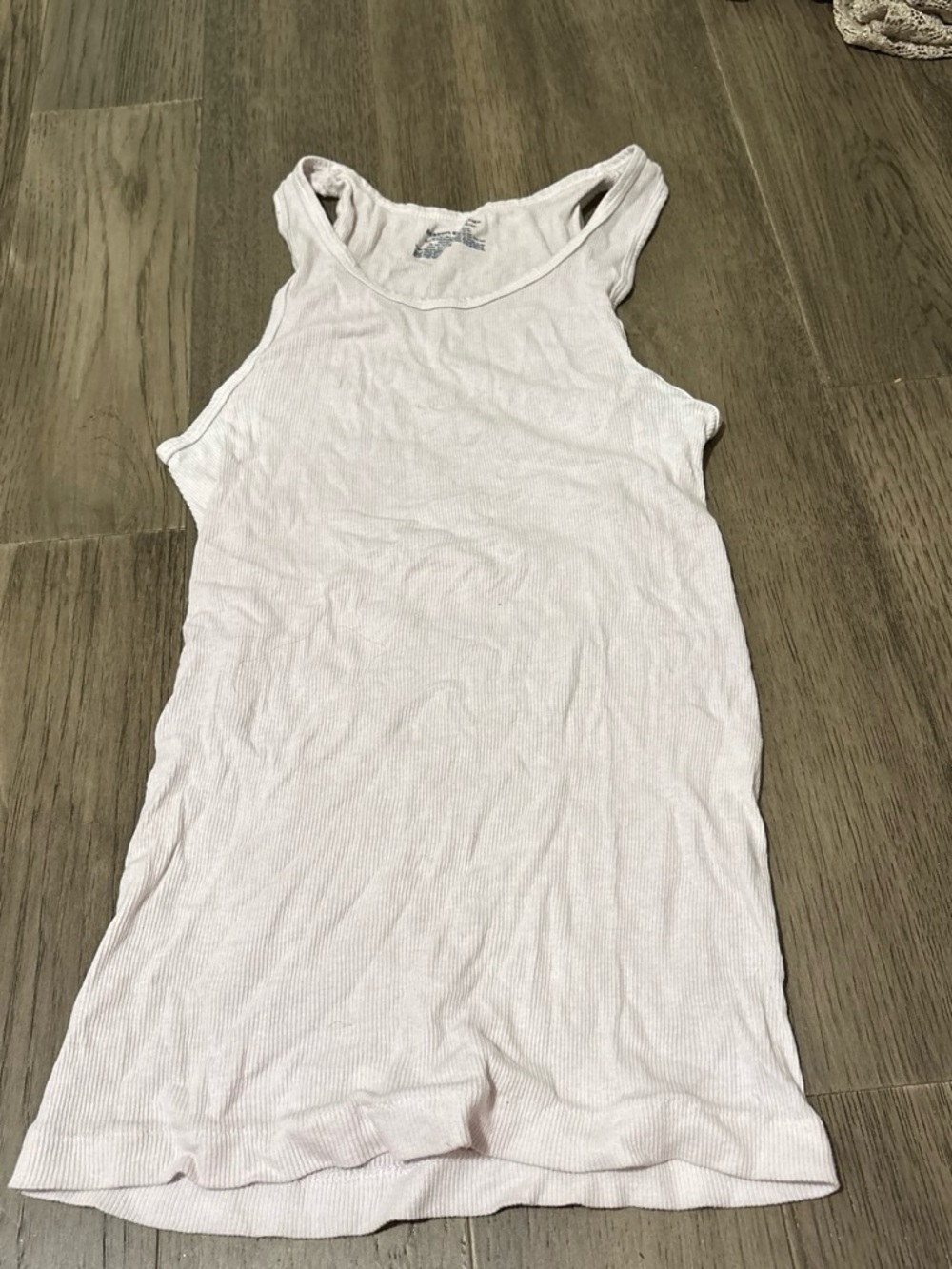 Amazon Essentials White Ribbed Slim Tank